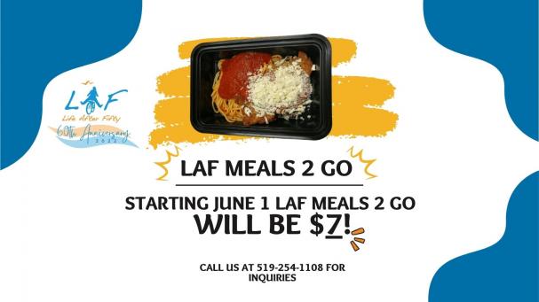 LAF Meals 2 Go - PRICE INCREASE